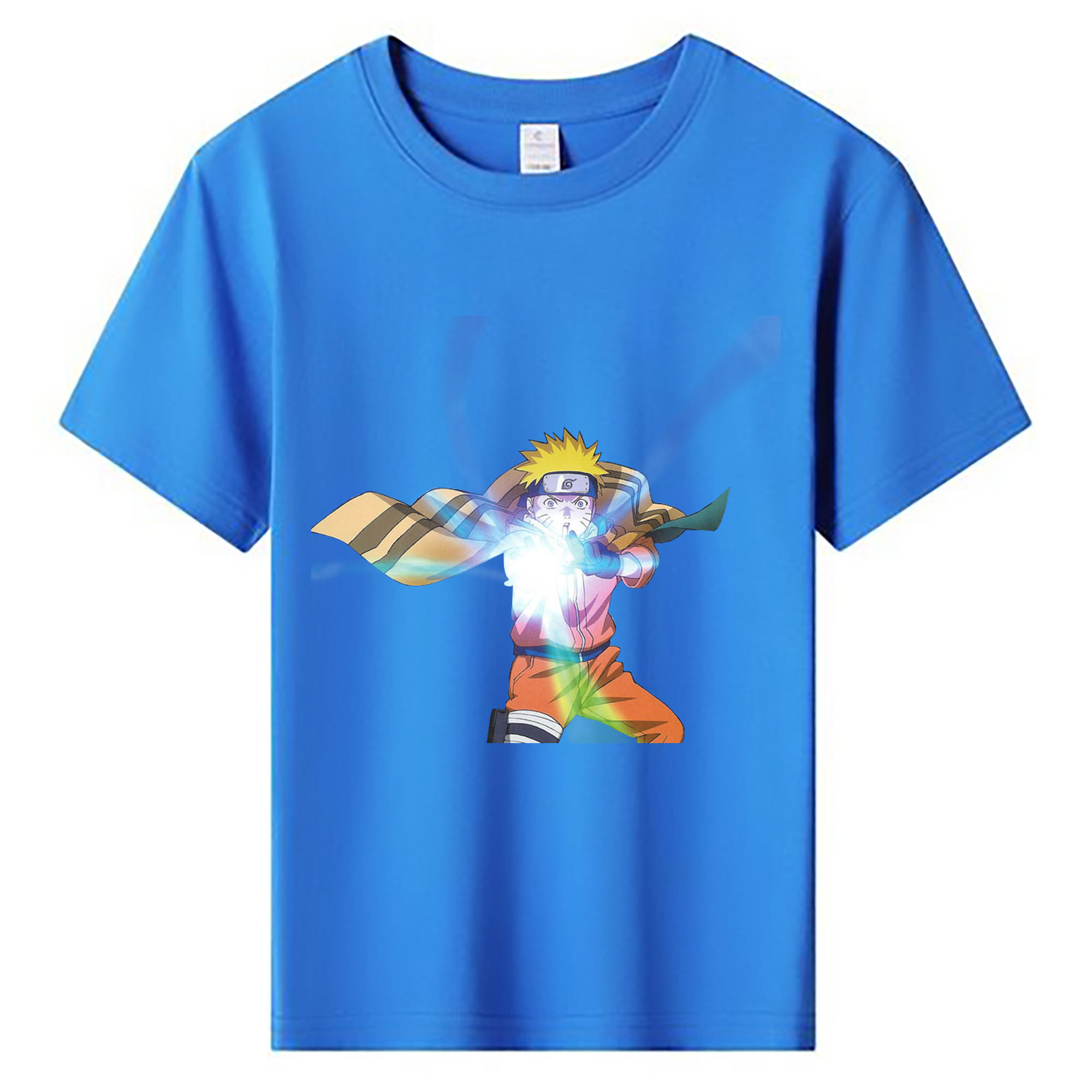 （画像用） NARUTO -ナルト- うずまき ナルト Uzumaki Naruto 綿100％キッズTシャツ（フロントプリント）